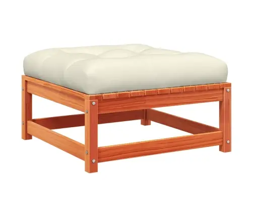 Dārza Soli Ar Matračiem, 2 Gab., Vaska Brūnas Priedes Koks Vidaxl