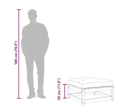 Dārza Soli Ar Matračiem, 2 Gab., Vaska Brūnas Priedes Koks Vidaxl