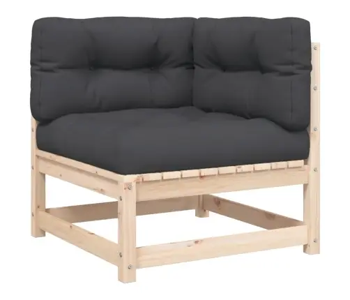 Dārza Stūra Dīvāns Ar Kājsoliņu Un Matračiem Vidaxl
