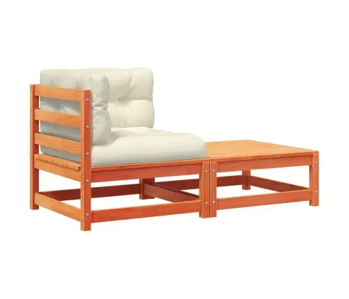 Dārza Stūra Dīvāns Ar Kājsoliņu Un Matračiem Vidaxl