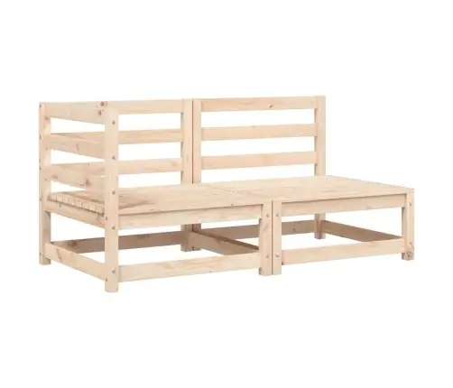 2-Vietīgs Dārza Dīvāns Ar Spilveniem, Priedes Masīvkoks Vidaxl