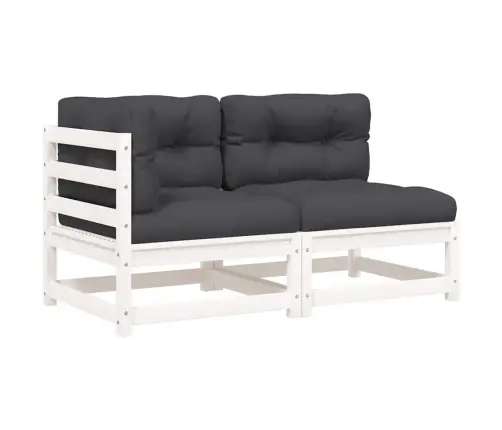 2-Kohaline Aiadiivan Koos Patjadega, Valge, Männipuit