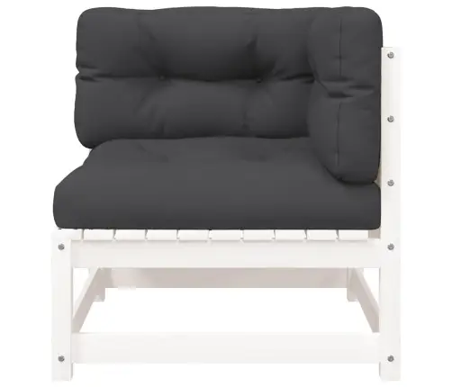 2-Kohaline Aiadiivan Koos Patjadega, Valge, Männipuit