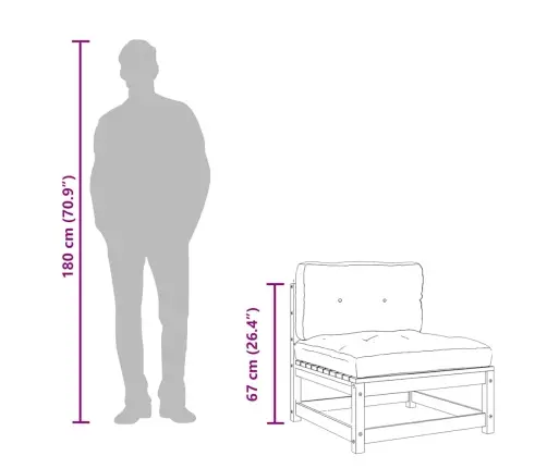 Dvivietė Sodo Sofa Su Pagalvėlėmis, Vaško Ruda, Pušies Masyvas Dvivietė Sodo Sofa Su Pagalvėlėmis, Vaško Ruda, Pušies Masyvas