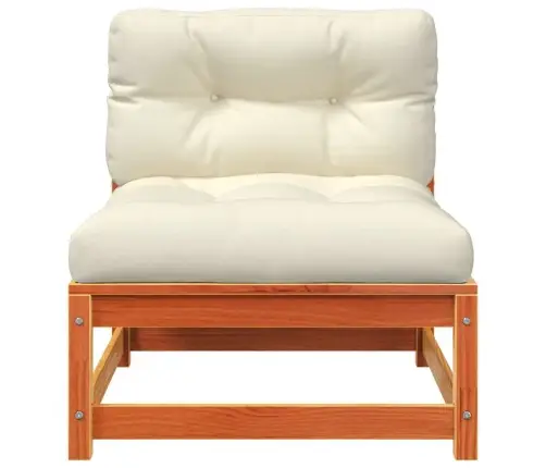 Dvivietė Sodo Sofa Su Pagalvėlėmis, Vaško Ruda, Pušies Masyvas Dvivietė Sodo Sofa Su Pagalvėlėmis, Vaško Ruda, Pušies Masyvas