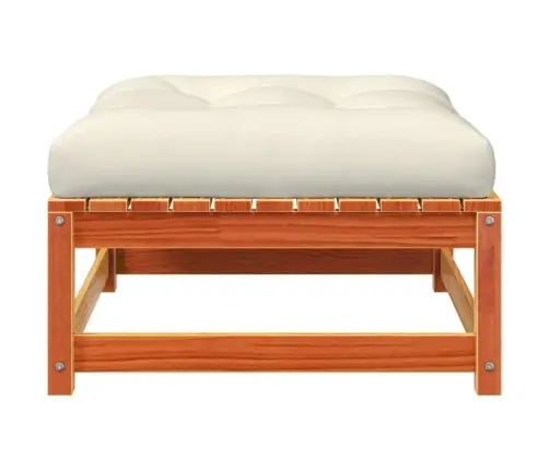 Dārza Dīvāns Ar Kājsoliņu Un Matračiem, Priedes Masīvkoks Vidaxl