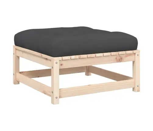 Dārza Dīvāns Ar Kājsoliņu Un Matračiem Vidaxl