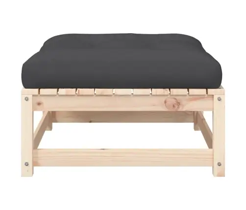 Dārza Dīvāns Ar Kājsoliņu Un Matračiem Vidaxl