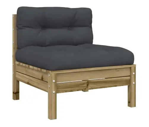 Dārza Dīvāns Ar Matračiem, Impregnēts Priedes Koks Vidaxl Dārza Dīvāns Ar Matračiem, Impregnēts Priedes Koks Vidaxl