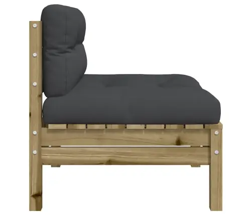 Dārza Dīvāns Ar Matračiem, Impregnēts Priedes Koks Vidaxl Dārza Dīvāns Ar Matračiem, Impregnēts Priedes Koks Vidaxl