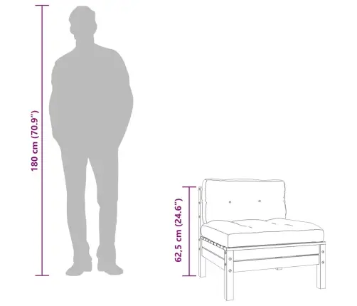 Dārza Dīvāns Ar Matračiem, Impregnēts Priedes Koks Vidaxl Dārza Dīvāns Ar Matračiem, Impregnēts Priedes Koks Vidaxl