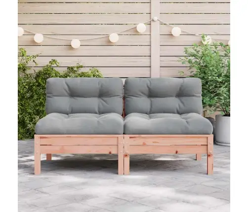Dārza Dīvāni Ar Matračiem, 2 Gab., Duglasa Egles Masīvkoks Vidaxl