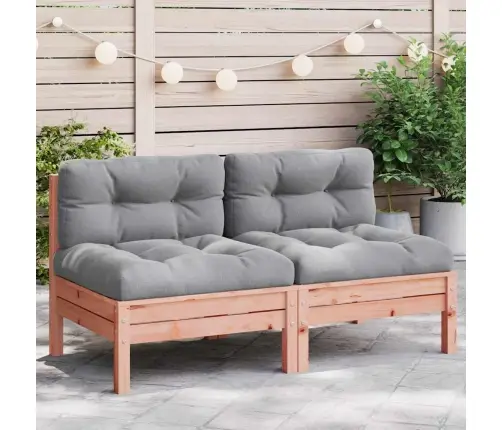 Dārza Dīvāni Ar Matračiem, 2 Gab., Duglasa Egles Masīvkoks Vidaxl
