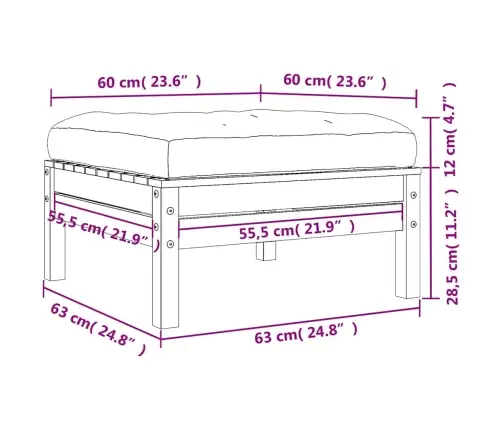 Sodo Pakoja Su Pagalvėle, Vaško Ruda, Pušies Medienos Masyvas