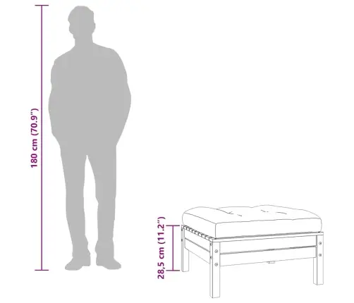 Sodo Pakoja Su Pagalvėle, Vaško Ruda, Pušies Medienos Masyvas