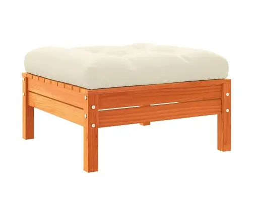 Dārza Soli Ar Matračiem, 2 Gab., Vaska Brūnas Priedes Koks Vidaxl Dārza Soli Ar Matračiem, 2 Gab., Vaska Brūnas Priedes Koks Vidaxl