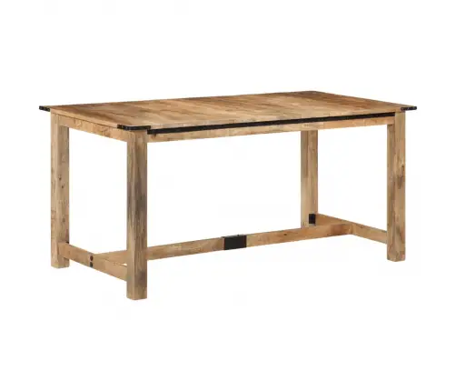 Valgomojo Stalas, 160X80X75cm Mango Medienos Masyvas