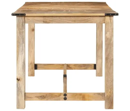 Valgomojo Stalas, 160X80X75cm Mango Medienos Masyvas