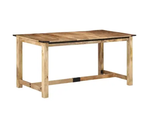 Valgomojo Stalas, 160X80X75cm Mango Medienos Masyvas