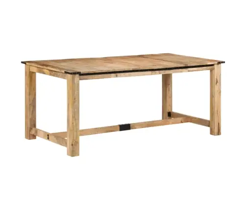 Virtuves Galds, 180X90X75 Cm, Mango Masīvkoks Vidaxl