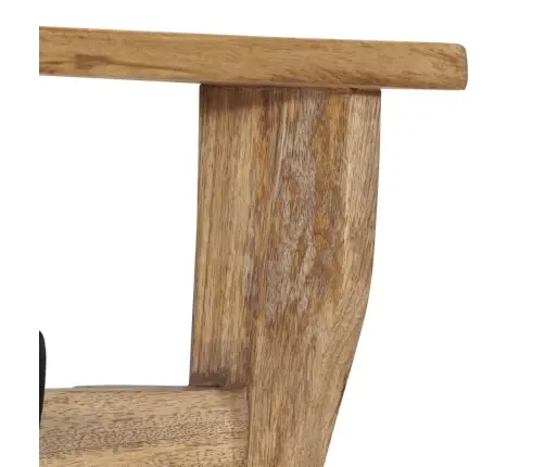 Sienas Drēbju Pakaramais Ar 4 Āķiem, Mango Masīvkoks Vidaxl