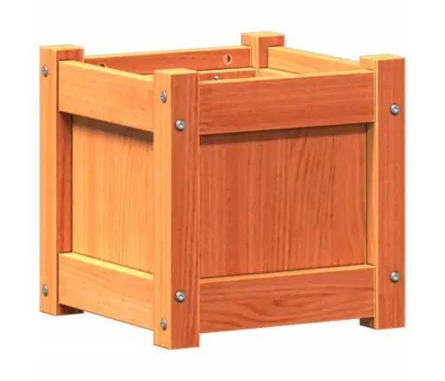 Sodo Lovelis, Vaško Rudas, 31X31X31cm Pušies Medienos Masyvas