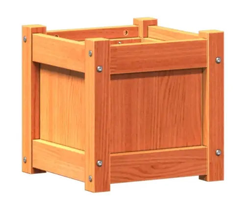 Dārza Puķu Kastes, 2 Gab., Vaska Brūnas, Priedes Masīvkoks Vidaxl