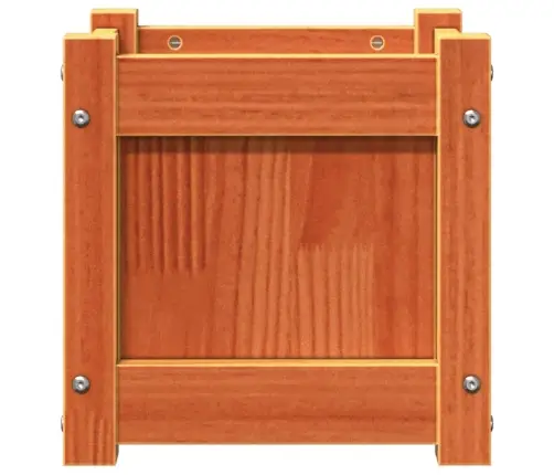 Dārza Puķu Kastes, 2 Gab., Vaska Brūnas, Priedes Masīvkoks Vidaxl