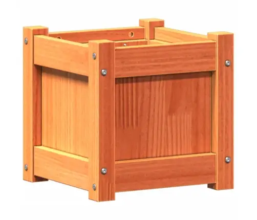 Dārza Puķu Kastes, 2 Gab., Vaska Brūnas, Priedes Masīvkoks Vidaxl