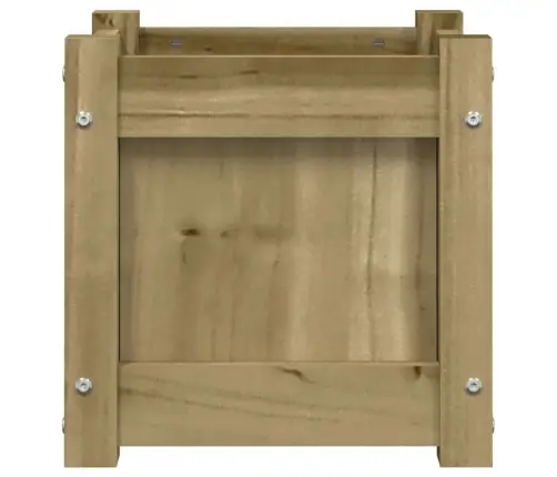 Dārza Puķu Kaste, 31X31X31 Cm, Impregnēts Priedes Koks Vidaxl