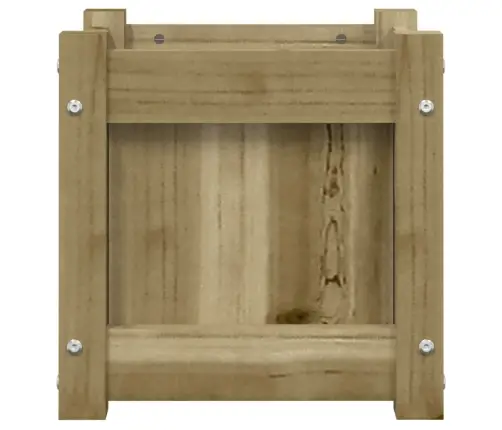 Dārza Puķu Kaste, 31X31X31 Cm, Impregnēts Priedes Koks Vidaxl