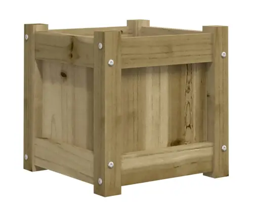 Dārza Puķu Kaste, 31X31X31 Cm, Impregnēts Priedes Koks Vidaxl