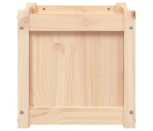 Dārza Puķu Kaste, 40X40X40 Cm, Priedes Masīvkoks Vidaxl