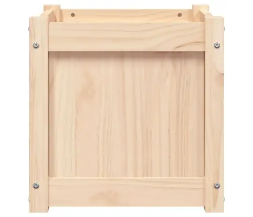 Dārza Puķu Kaste, 40X40X40 Cm, Priedes Masīvkoks Vidaxl