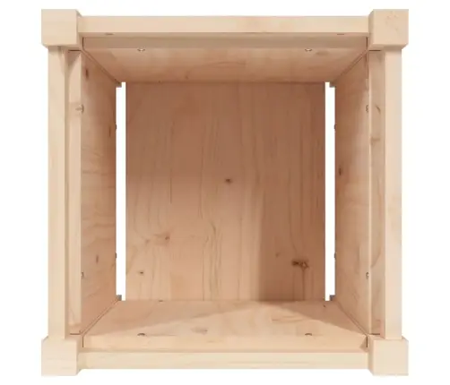 Dārza Puķu Kaste, 40X40X40 Cm, Priedes Masīvkoks Vidaxl