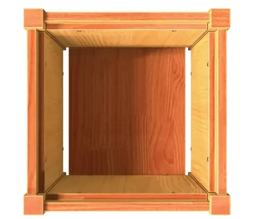 Sodo Loveliai, 2Vnt., Vaško Rudi, Pušies Medienos Masyvas