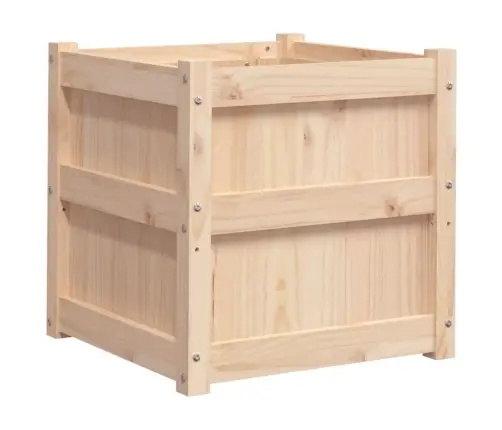 Sodo Lovelis, 50X50X50 cm Pušies Medienos Masyvas