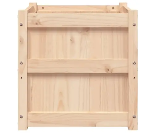 Sodo Lovelis, 50X50X50 cm Pušies Medienos Masyvas