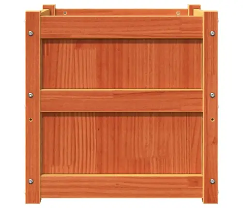 Dārza Puķu Kastes, 2 Gab., Vaska Brūnas, Priedes Masīvkoks Vidaxl