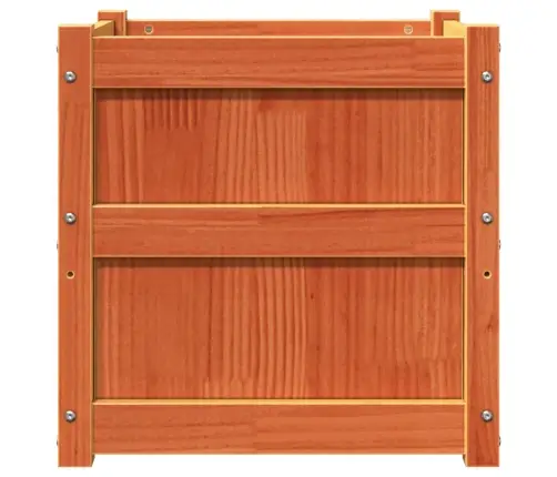 Dārza Puķu Kastes, 2 Gab., Vaska Brūnas, Priedes Masīvkoks Vidaxl