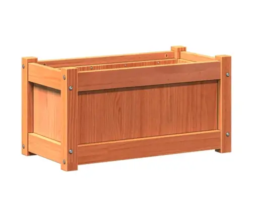 Dārza Puķu Kastes, 2 Gab., Vaska Brūnas, Priedes Masīvkoks Vidaxl