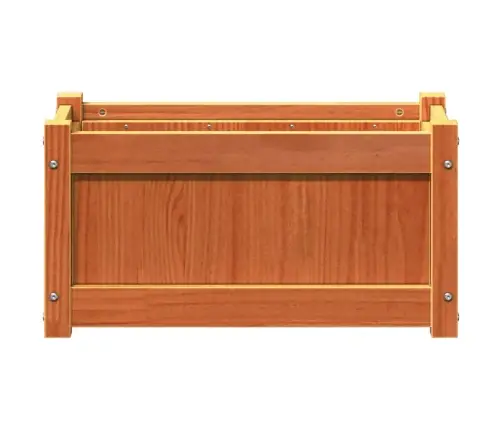 Dārza Puķu Kastes, 2 Gab., Vaska Brūnas, Priedes Masīvkoks Vidaxl