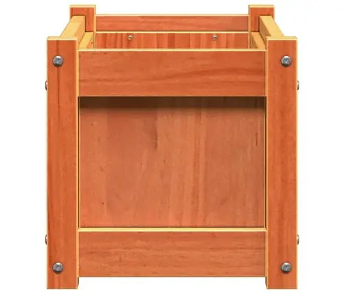 Dārza Puķu Kastes, 2 Gab., Vaska Brūnas, Priedes Masīvkoks Vidaxl