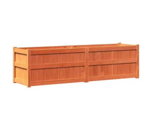 Dārza Puķu Kaste, Vaska Brūnas, 180X50X50 Cm, Priedes Masīvkoks Vidaxl