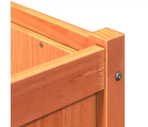 Dārza Puķu Kaste, Vaska Brūnas, 180X50X50 Cm, Priedes Masīvkoks Vidaxl