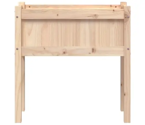 Sodo Lovelis Su Kojelėmis, 70X31X70cm Pušies Medienos Masyvas