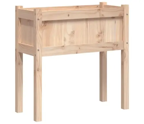 Sodo Lovelis Su Kojelėmis, 70X31X70cm Pušies Medienos Masyvas