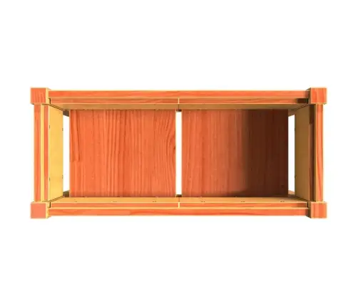 Dārza Puķu Kastes Ar Kājām, 2 Gab., Vaska Brūnas, Priedes Koks Vidaxl