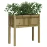 Dārza Puķu Kaste Ar Kājām, 70X31X70Cm, Impregnēts Priedes Koks Vidaxl