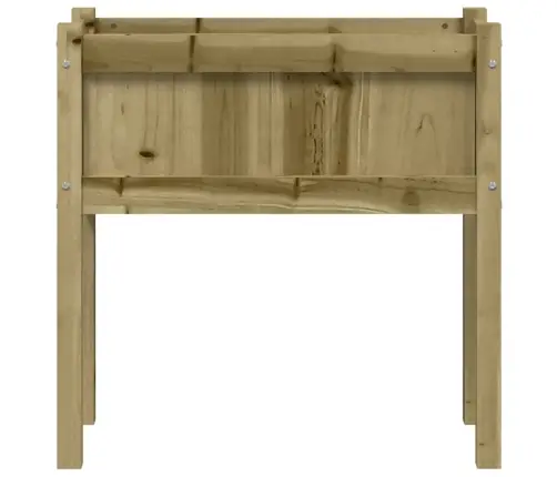 Dārza Puķu Kaste Ar Kājām, 70X31X70Cm, Impregnēts Priedes Koks Vidaxl